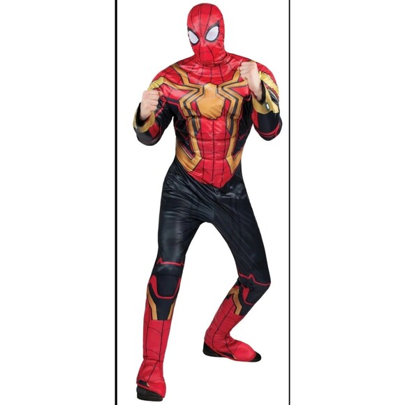 New Licensed Spiderman Integrated Suit Adult Jazwares Marvel Costume Play Sz XL - Picture 1 of 6